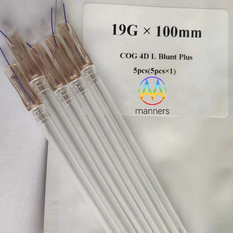 Il campione di aghi smussati Cog 4D PDO L 19G 100MM personalizzati dal client...