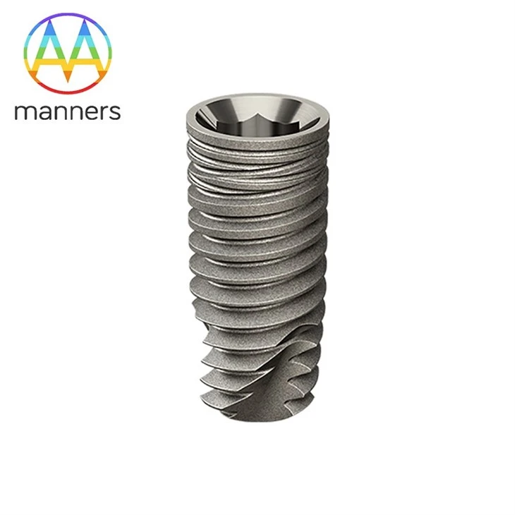 metal pure titanium dental implants